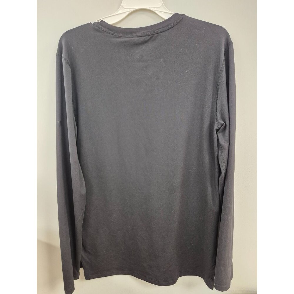 All In Motion Long Sleeve Recycled Polyester & Spandex Top SOFT black Size S - Picture 3 of 3